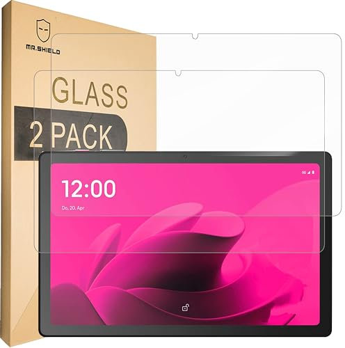 Mr.Shield Schutzfolie Kompatibel mit Telekom T Tablet [2 Stück] Schutzglas Schutzglasfolie 9H Härte, HD Klare Displayschutzfolie