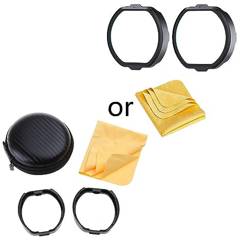 2 x kratzfeste Linsenringe für PS VR2 Brillenschutz, Linsenschutz, Brillenrahmen, einfach zu installieren