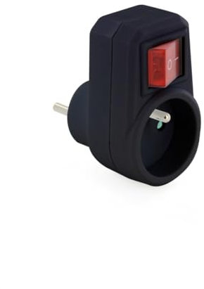 CHACON Prise on/Off - Easy Switch - Noir