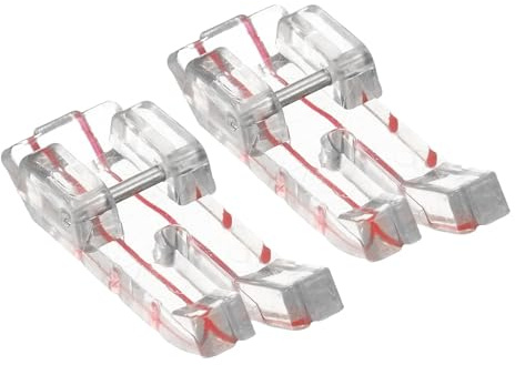 sourcing map Patchwork Quilting Presser Foot 1/4 Clear View Presser Foot for Low Shank Sewing Machine