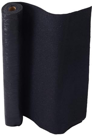 INMOZATA Roofing Felt for Sheds, 1m x 5m/5sqm Asphalt Roof Felt for Sheds, Weather Resistant Waterproof Shed Roof Felt, Black