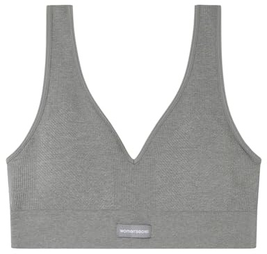 Women'secret Top Sin Costuras LOVELY Canalé Gris Claro, XL