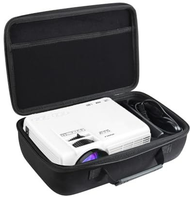 Difficile EVA Nero Custodia da viaggio per DR.Q 2400 Lux Proiettore Mini Proiettore di Hermitshell (Model HI-04)