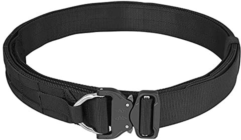 ACEXIER Taktischer 1,77 Zoll Gürtel Schnellverschluss Metallschnalle Kampf MOLLE Herren Gürtel Militär Jagd (-Black)