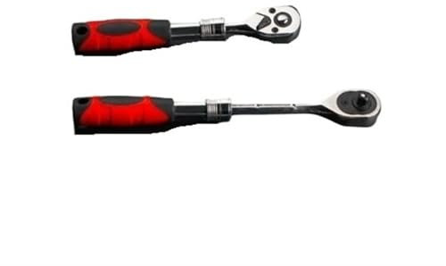 Skday Umschaltknarre,Ratsche 1/4 3/8 1/2 72 Zähne Ausziehbarer Teleskop-Steckschlüssel Ratschenschlüssel Schnellspanner Professionelle Handwerkzeuge(1-4 inch)