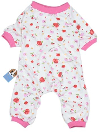 ZBJZUIMEI Hundkläder delar valp hund pyjamas husdjur overall mjuka sparkbyxor fina kläder bodysuits för katt-12-XL