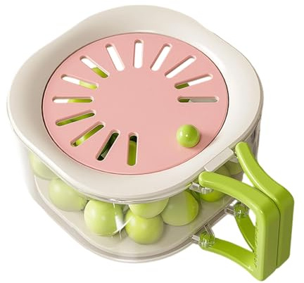 Colino per frutta - Aiutante da cucina multifunzionale con manico pieghevole 2 in 1 con coperchio | Può essere utilizzato come setaccio per risciacquo e colino per la preparazione di insalata di bacch