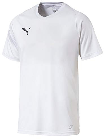 Puma Men's LIGA Jersey Core White Black, X-Large