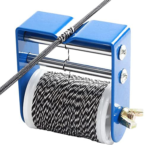 SOPOGER Archery Bowstring Serving Thread Jig 131 yard/120m Durable Nylon Bow Serving String Thread for Compound/Recurve Bow Tying Peep Sight Nock… (Black-White)