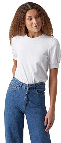 Vero Moda Vmkerry VMA Noos - Camiseta de Manga Corta con Cuello Redondo Camiseta Mujer