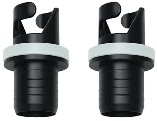 PAOSDKSU 2 delar luftventiladapter uppblåsbar båt luftpump kajakventiladapter för Halkey-Roberts uppblåsbar båt kajak slang ventiladapter