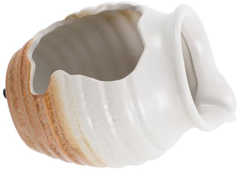 SUPVOX Water Fountain Jar White Ceramic Without Water Pump