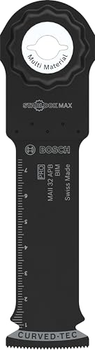 Bosch 10x PRO Multi Material MAII 32 APB Multitool Blade (for Wood with Nails, Metal Sandwich, Width 32 mm, Professional Accessory Multitool)