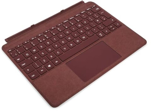 Microsoft Surface Go Type Cover (para Surface Go 1-4) (QWERTY Italiano) Burdeos (Reacondicionado)
