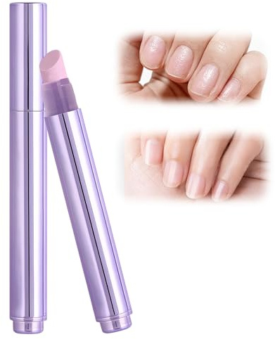 2 Piezas Lápices para el cuidado de las uñas,lápiz de aceite para Uñas con punta,Uñas lápices Reparar Secas Manicura para Manos y Pies,Cuidado hidratante de uñas