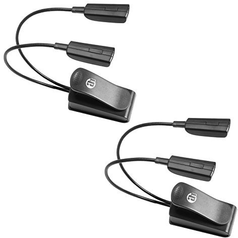 2 Stück ADAM HALL SLED2PRO SLED 2 Pro LED-Notenpultleuchte (4x Leuchtdioden, 2x Schwanenhälse) Flexilight Minilight