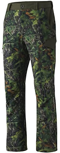 Nomad Pantalones de caza Pursuit Camo para hombre con cintura ajustable, Roble musgoso shadowleaf, XX-Large