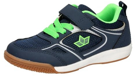 Lico Unisex Kinder Racine Vs Hallenturnschuhe, Marine Lemon, 35 EU