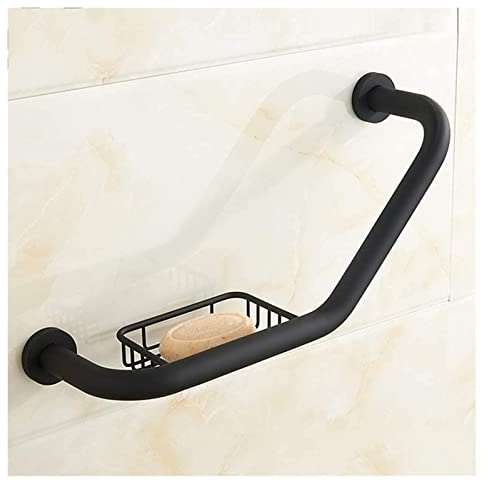 Agarraderas Manijas de seguridad for baño, pasamanos de seguridad for bañera, asidero de apoyo for baño sin barreras, con cesta for jabón