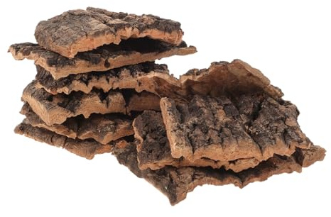 JOINPAYA Plataformas Descanso De Tortugas y Reptiles 10 Piezas De Corteza De Corcho Textura Natural, Adecuado para Terrarios y Mascotas Reptiles