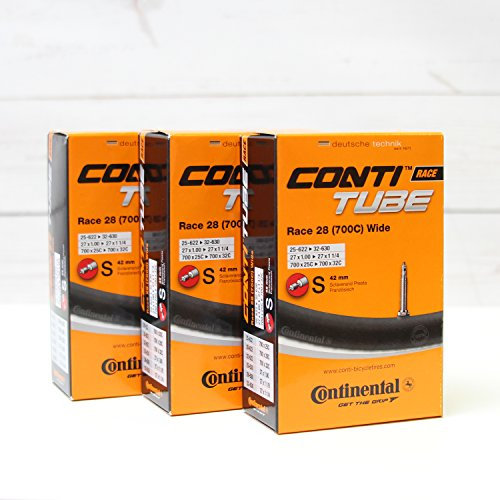 Continental Radschlauch Race 28 Zoll (700C) Wide (3er Set) Presta Ventil