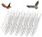 Homo Trends 6 pinchos antipájaros para palomas, pájaros pequeños, gatos, cuervos, urracas, gaviotas, espantadores de pájaros para jardines, techos de balcón, ventanas