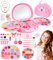Ophy Schminkkoffer Mädchen - Waschbar Kinderschminke Set Mädchen Mädchen Spielzeug Halloween Geburtstags Weihnachts Geschenke Kinder Make Up Set für Spielzeug Mädchen 3 4 5 6 7 8 9 10 11 12 Jahre