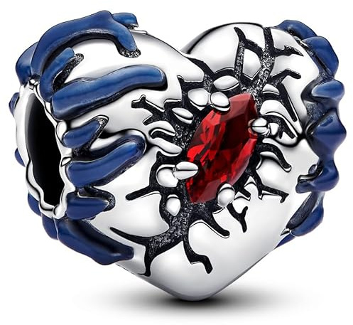 TCZNAF Ciondolo Glow-in-the-dark Cuore Charm Famiglia Pendant Compatibile Per Europei Bracciali Regali di Festa Charms da Donna