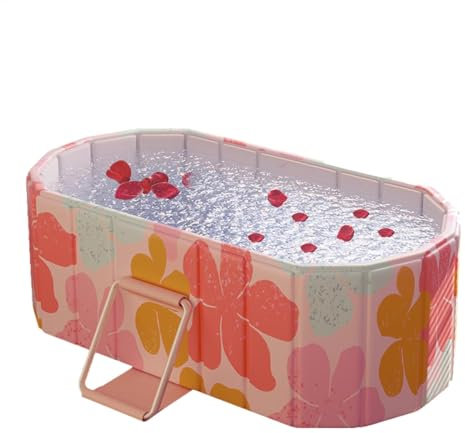 Baignoire pliable - Baignoire de trempage portable - Seau de bain thermique - Baignoire pliable pour adultes - Grande baignoire pliante - Isotherme compacte - Placement efficace et portable