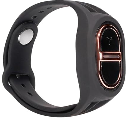 Mosqueriquechic - Pulsera antimosquitos ultrasónica impermeable recargable USB para camping senderismo al aire libre