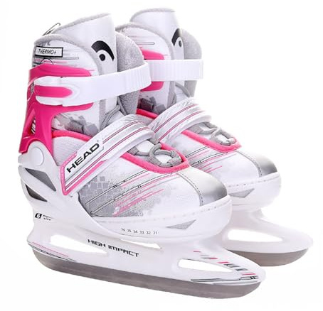 SerendipitousWhisper Eislaufschuhe für Kinder,Eisschnelllaufschuhe,Einstellbare 4 Größenbereiche,Floral-Design,Schnellschnürsystem Push-Lock-Schnalle,Schlittschuhe für Damen,Kinder und Jugendliche