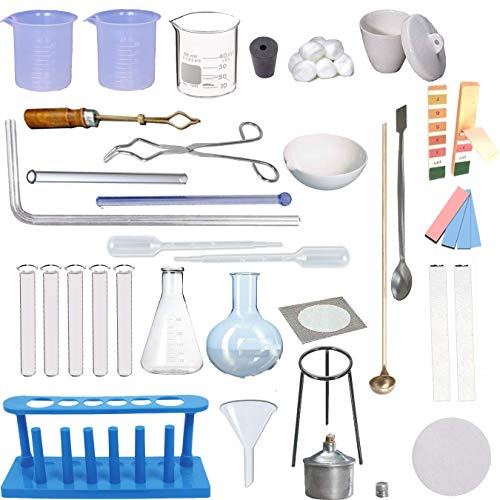 Aparato de laboratorio de química, kit de actividades científicas para bricolaje, kit de ciencia educativa STEM para proyectos escolares, multicolor