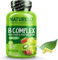 NATURELO B Complex (One Daily) - Food-Based Blend - All B-Vitamins - Vitamin B6, Folate, B12, Biotin, Niacin, CoQ10 - Best Natural Supplement for Energy - 120 Vegan Capsules | 4 Month Supply