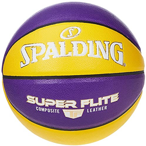 Spalding Super Flite Ball 76930Z, Unisex basketballs, Yellow, 7 EU