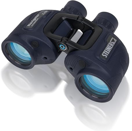 STEINER Marine-Fernglas Navigator Autobright 7x50 - Reduktion von Blendungen durch Wasser und Sonne, Deutsche Qualitätsoptik, 5m wasserdicht, gemacht für Wassersportler und Hobbbysegler