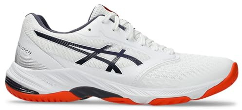 ASICS Homme Netburner Ballistic FF 3, White Indigo Fog, 44 EU