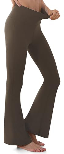 GroYolan Legging évasé pour Femme - Taille Haute - Pantalon de Yoga Bootcut Confortable - Pantalon de Yoga décontracté pour l'entraînement et Le Bureau
