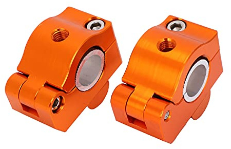 Soporte de Refuerzo de Bloque de Prensa de Manillar de Metal Universal - Orificio de expansión de 0,4 Pulgadas para Accesorios de Motocicletas y vehículos Todo Terreno - Alta