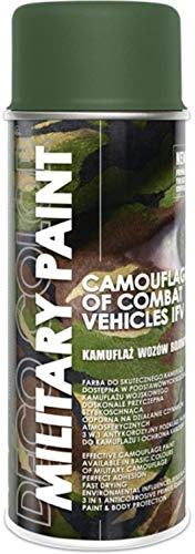 Deco Color Military Spray Paint Camouflage Army Paintball Airsoft ASG MilSim DIY; 11 Colours 400ml (RAL 6003 Olive Green)
