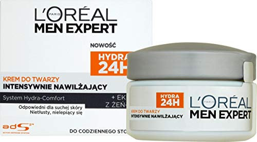 L'Oreal Paris Men Expert Hydra 24H Daily Moisturizer Intensive 24h Hydration, 1er Pack (1 x 50 ml)
