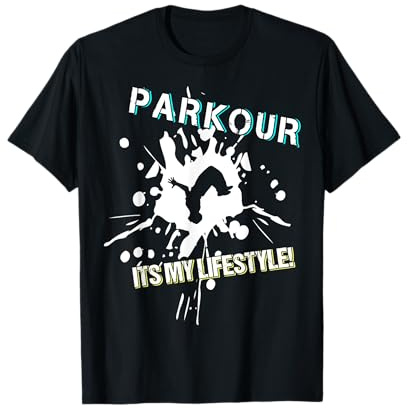 Parkour, Freerunning, Backflip, Freestyle, Acrobazie Maglietta