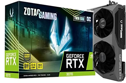 ZOTAC Gaming GeForce RTX 3070 Twin Edge OC LHR NVIDIA 8 GB GDDR6, ZT-A30700H-10PLHR