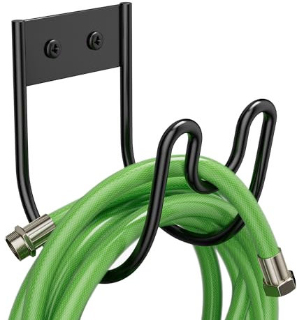 niffgaff supporto per tubo flessibile da giardino, gancio per tubo flessibile montato a parete, robusto