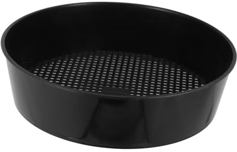 Anneome Tamiz De Plástico para Suelo Redondo Malla Fina Resistente para Cribar Tierra Arena y Compost Herramienta Versátil para Jardín y Huerto