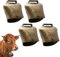 Lot de 4 cloches de vache - Cloches de chèvre - Cloches de chèvre - Décoration à suspendre - Décoration à suspendre - Pour bricolage - Chèvre, cheval et autres cloches d'animaux