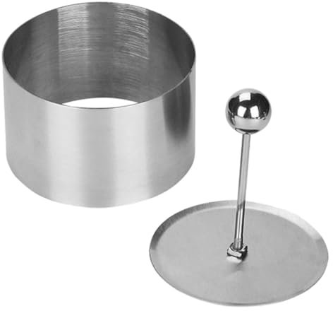 Alipis Stampo Tiramisù Fai Da Te e Per Polpette Di Riso in Acciaio, Forma Rotonda, Per Sushi e Onigiri, Utensile Cucina Per Preparazioni Casalinghe Semplice e Compatto