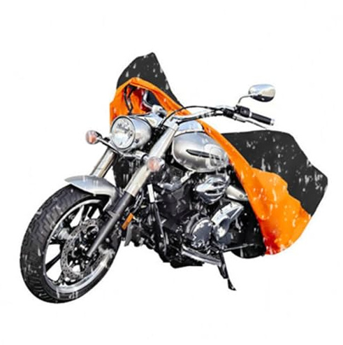 XXL Orange Vattentätt Motorcykelöverdrag För Harley Softail Springer Heritage Classic XL883 XL1200