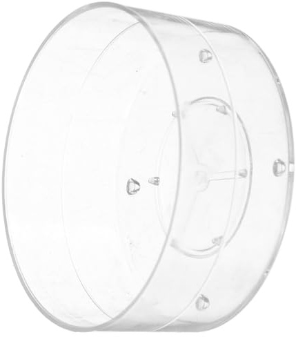 FUTUREORYY 100pcs Porte-Bougies Ronds en Plastique Réutilisables et Faciles à Nettoyer pour Décoration D'intérieur Lors de Réunions Familiales et Fêtes d'anniversaire