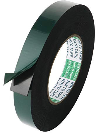 GTIWUNG Schaumstoff Montageband, Doppelseitiges Klebeband Schwarz, Schwammband Doppelseitig, Wasserdichte Schaumstoff Montage Klebeband mit Besonders Starke Klebkraft, 20mm x 10m