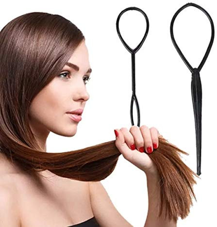 Set di 2 accessori per acconciature, chignon o topsytail in pochi secondi, con tutorial